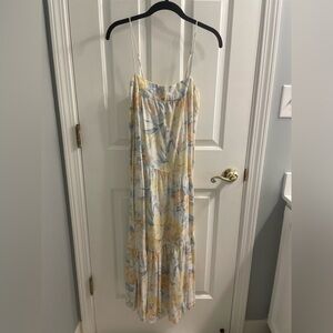 Asymmetrical Tiered Maxi Dress